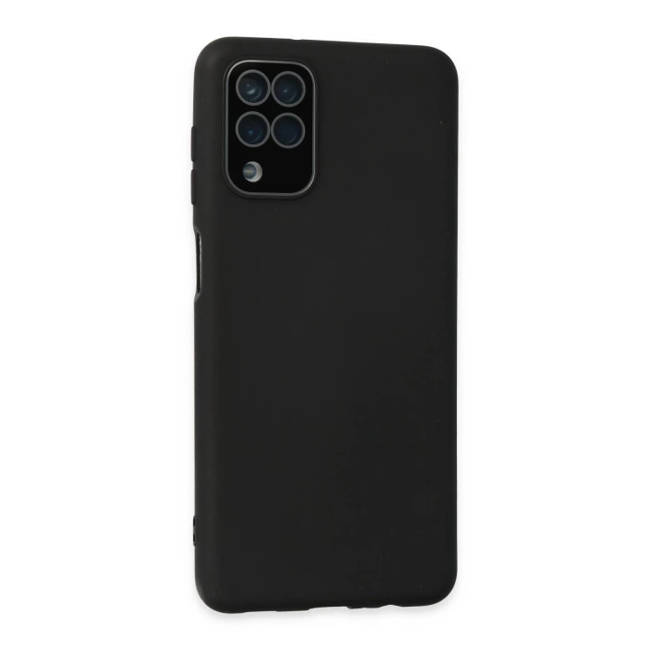 BFS  Samsung Galaxy A22 Kılıf Lansman Glass Kapak - Siyah