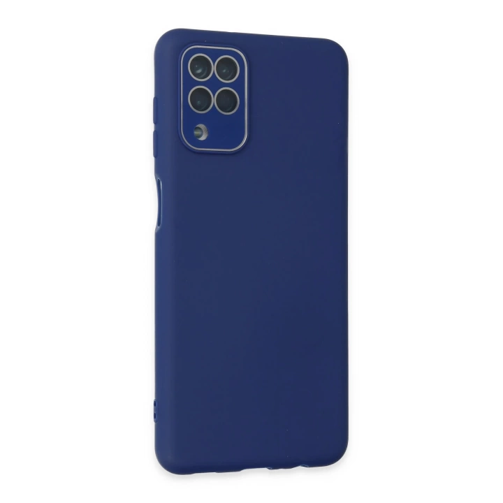 BFS  Samsung Galaxy A22 Kılıf Lansman Glass Kapak - Sky Blue