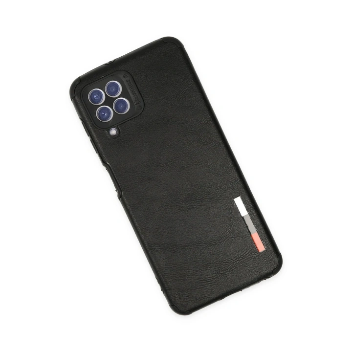 BFS  Samsung Galaxy A22 Kılıf Loop Deri Silikon - Siyah