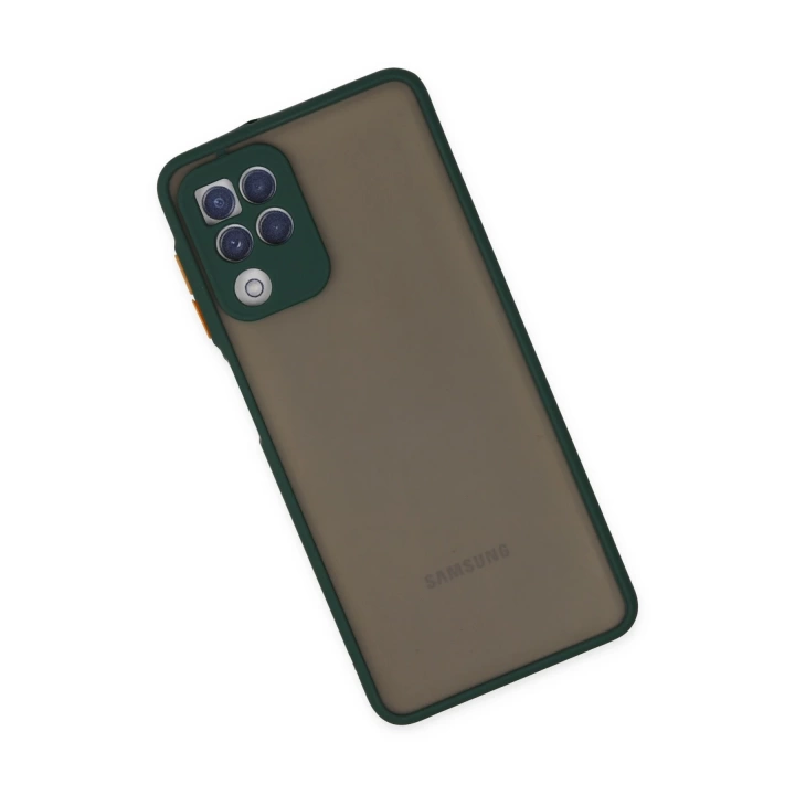 BFS  Samsung Galaxy A22 Kılıf Montreal Silikon Kapak - Yeşil