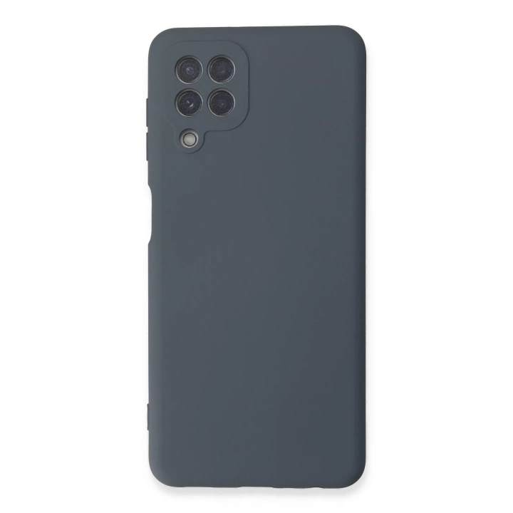 BFS  Samsung Galaxy A22 Kılıf Nano içi Kadife Silikon - Gri