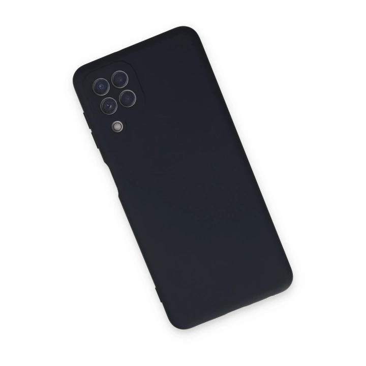 BFS  Samsung Galaxy A22 Kılıf Nano içi Kadife Silikon - Lacivert