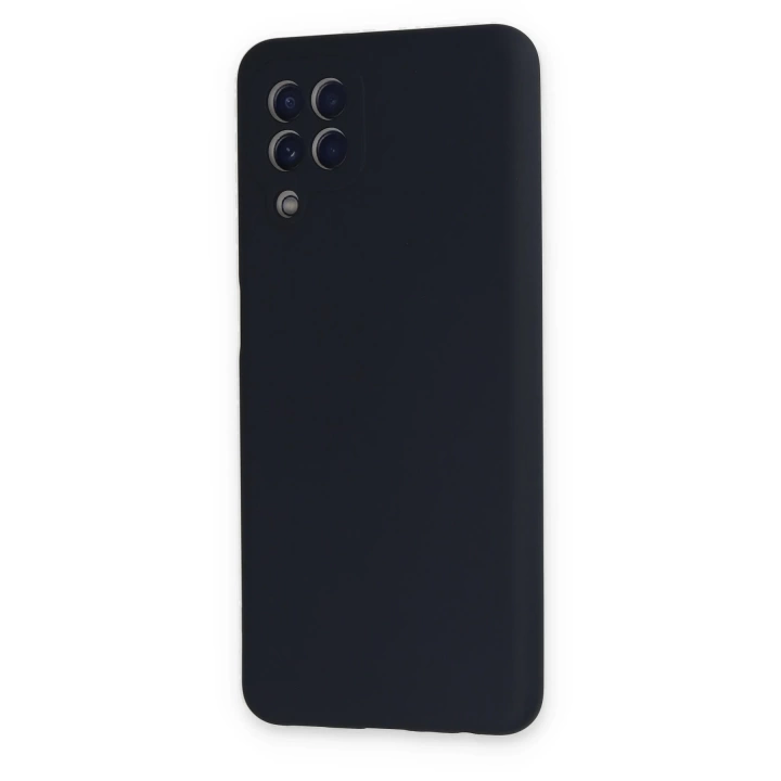 BFS  Samsung Galaxy A22 Kılıf Nano içi Kadife Silikon - Lacivert