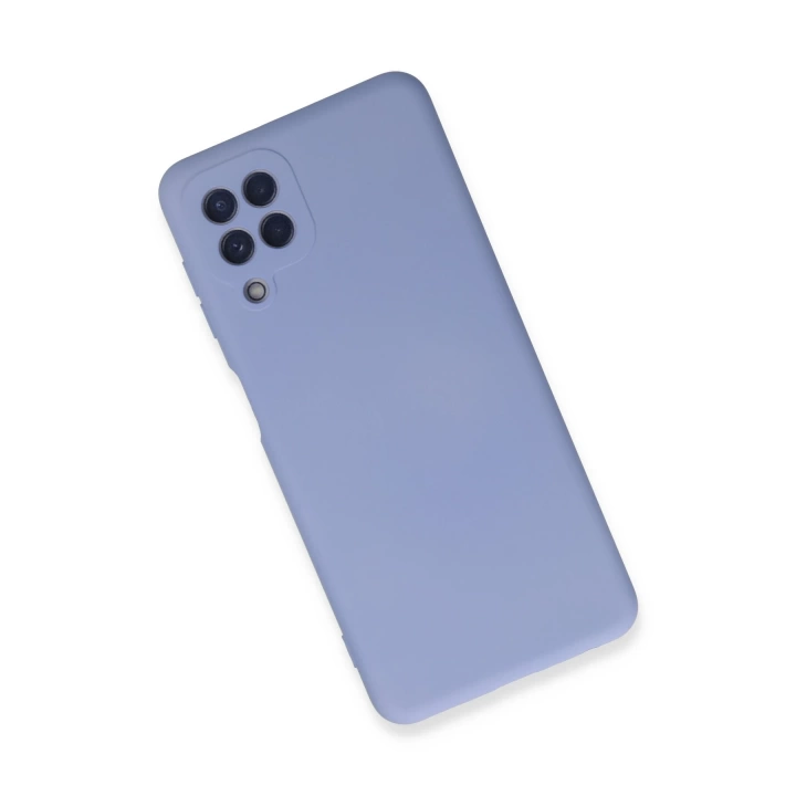 BFS  Samsung Galaxy A22 Kılıf Nano içi Kadife Silikon - Lila