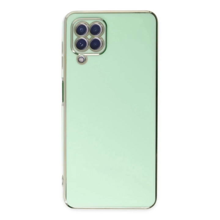 BFS  Samsung Galaxy A22 Kılıf Volet Silikon - Açık Yeşil