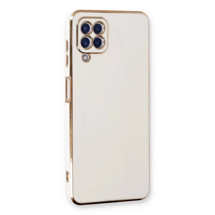 BFS  Samsung Galaxy A22 Kılıf Volet Silikon - Beyaz
