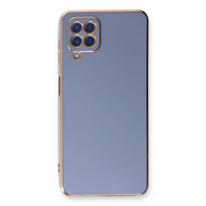 BFS  Samsung Galaxy A22 Kılıf Volet Silikon - Mavi