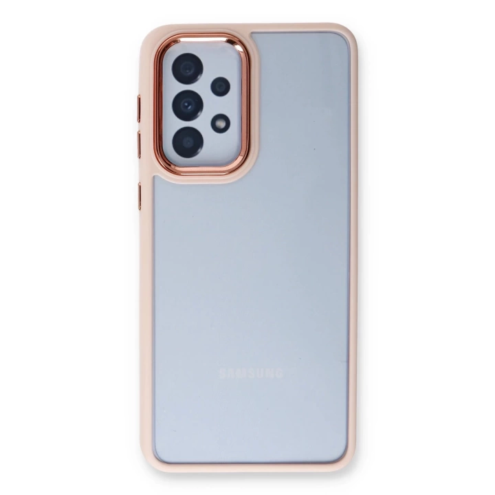 BFS  Samsung Galaxy A23 4G Kılıf Dora Kapak - Pudra
