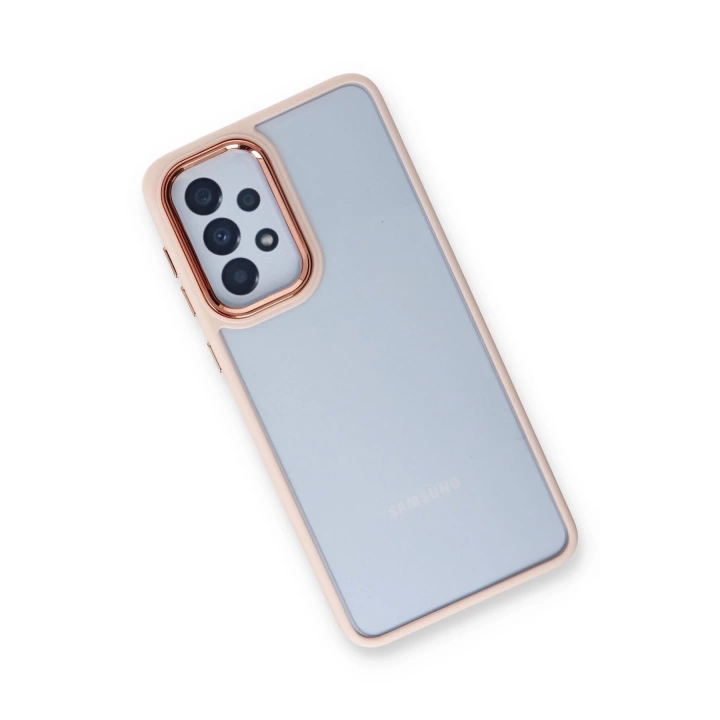 BFS  Samsung Galaxy A23 4G Kılıf Dora Kapak - Pudra