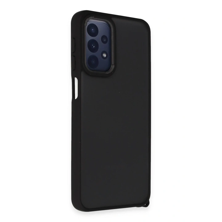 BFS Samsung Galaxy A23 4G Kılıf Elegant Kapak - Siyah