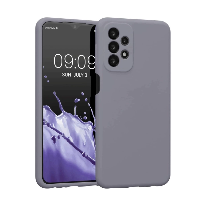BFS  Samsung Galaxy A23 4G Kılıf First Silikon - Gri