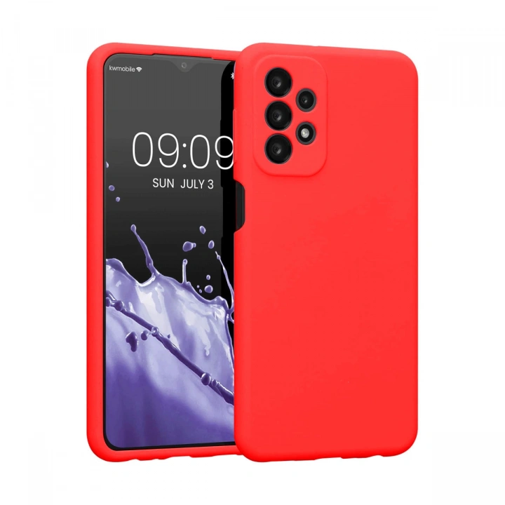 BFS  Samsung Galaxy A23 4G Kılıf First Silikon - Kırmızı