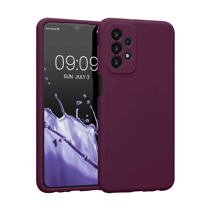 BFS  Samsung Galaxy A23 4G Kılıf First Silikon - Mor