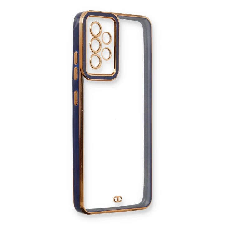 BFS  Samsung Galaxy A23 4G Kılıf Liva Lens Silikon - Mavi
