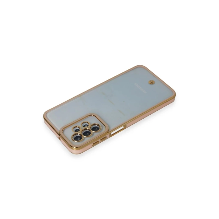 BFS  Samsung Galaxy A23 4G Kılıf Liva Lens Silikon - Pudra