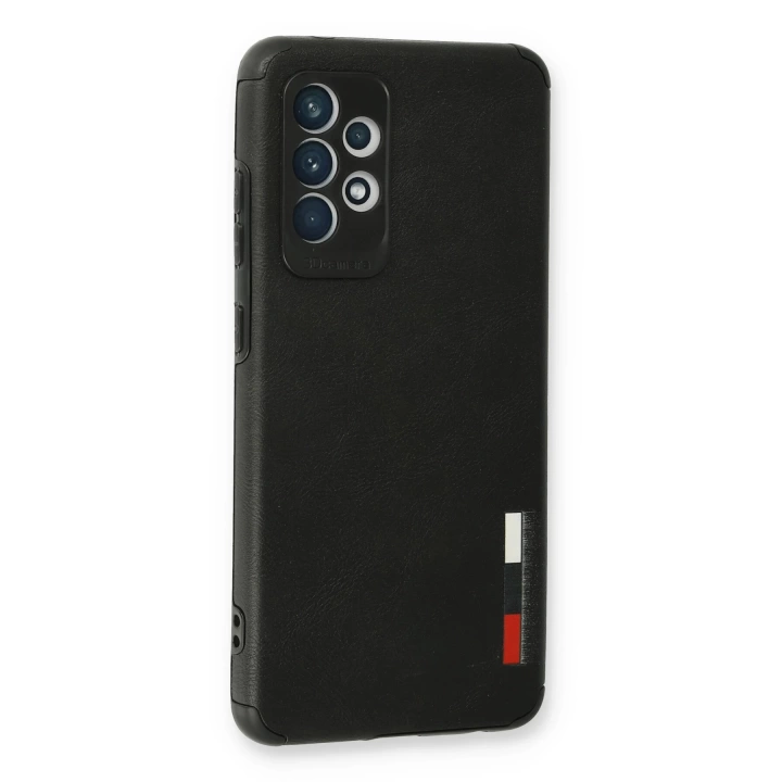BFS  Samsung Galaxy A23 4G Kılıf Loop Deri Silikon - Siyah