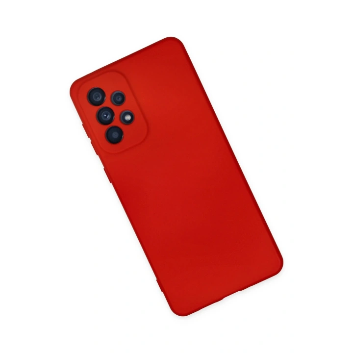 BFS  Samsung Galaxy A23 4G Kılıf Nano içi Kadife Silikon - Kırmızı