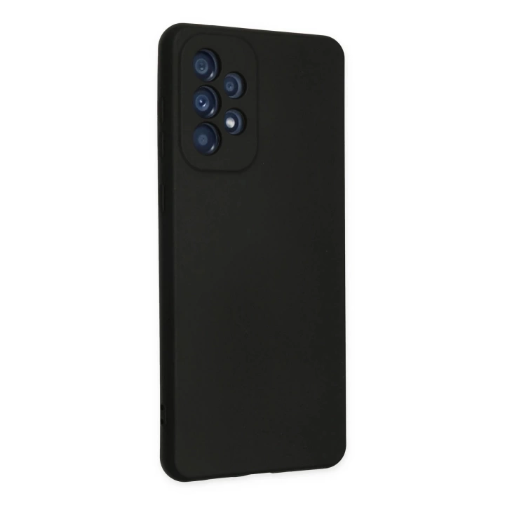 BFS  Samsung Galaxy A23 4G Kılıf Nano içi Kadife Silikon - Siyah