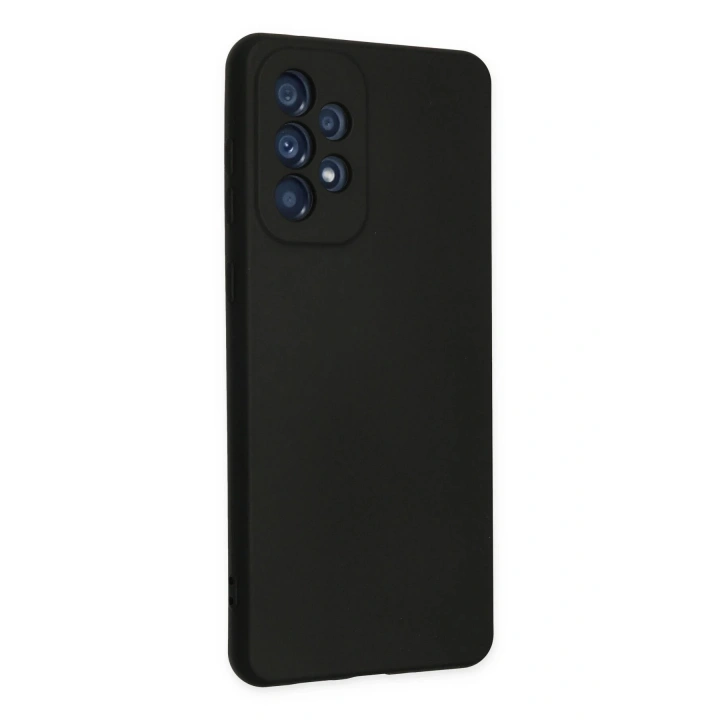 BFS Samsung Galaxy A23 4G Kılıf Nano içi Kadife Silikon - Siyah