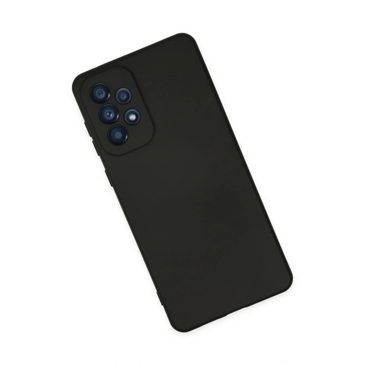 BFS  Samsung Galaxy A23 4G Kılıf Nano içi Kadife Silikon - Siyah