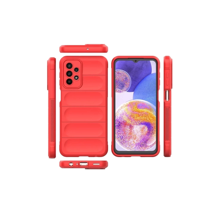 BFS  Samsung Galaxy A23 4G Kılıf Optimum Silikon - Kırmızı