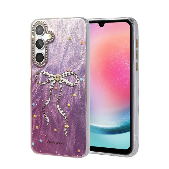BFS Samsung Galaxy A24 4G Kılıf Blade Aynalı Desenli Kapak - Desen 1