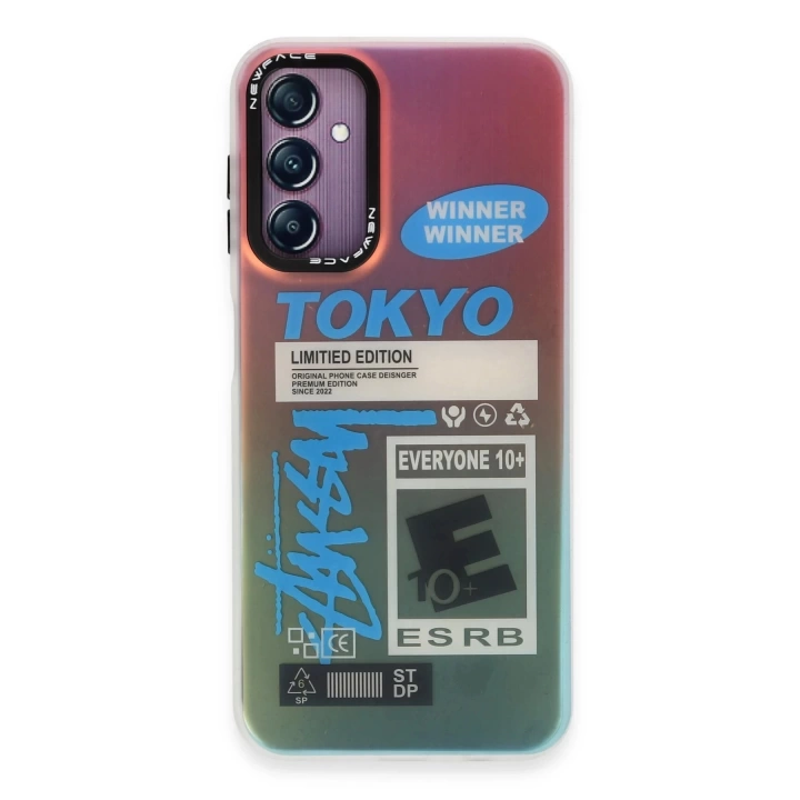 BFS  Samsung Galaxy A24 4G Kılıf Estoril Desenli Kapak - Estoril - 1