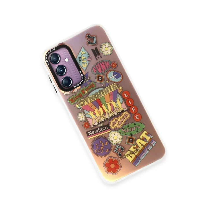 BFS  Samsung Galaxy A24 4G Kılıf Estoril Desenli Kapak - Estoril - 14