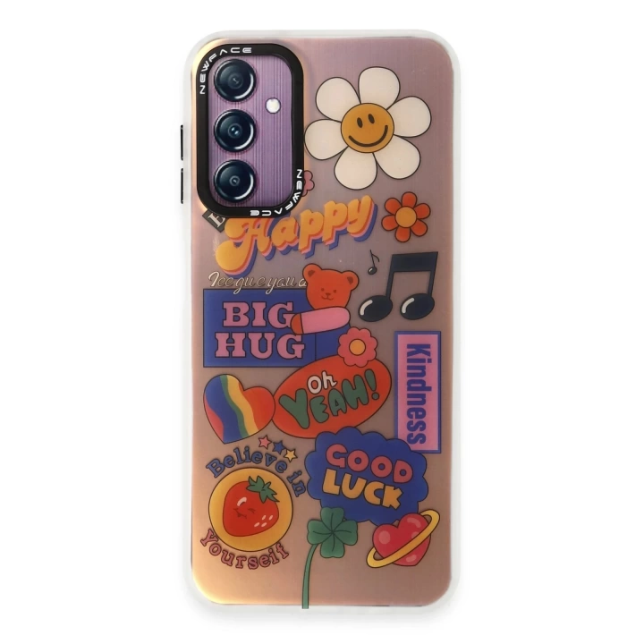 BFS  Samsung Galaxy A24 4G Kılıf Estoril Desenli Kapak - Estoril - 15