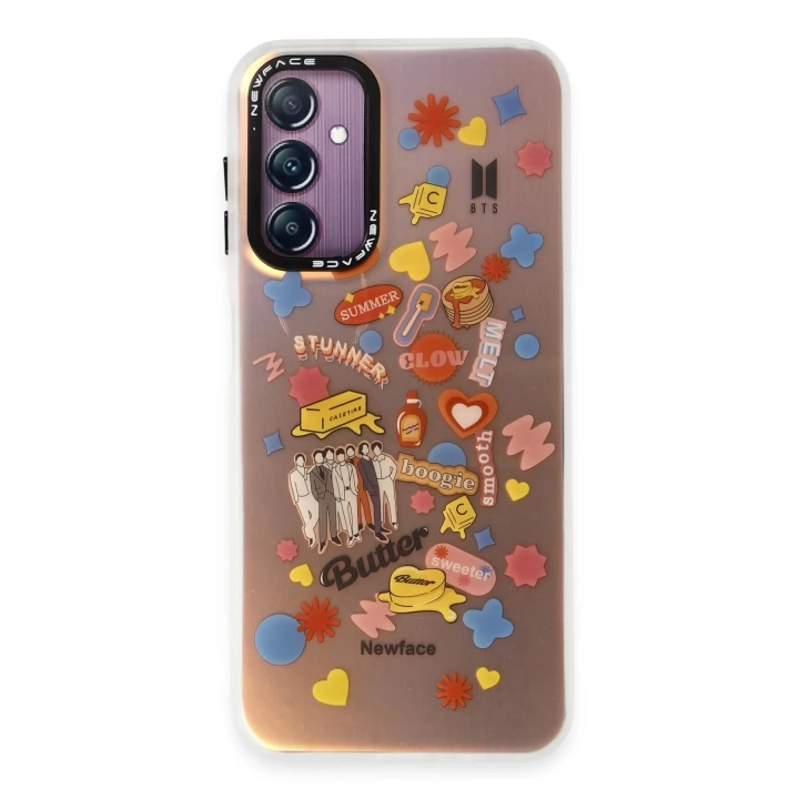 BFS  Samsung Galaxy A24 4G Kılıf Estoril Desenli Kapak - Estoril - 16