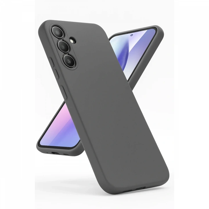 BFS  Samsung Galaxy A24 4G Kılıf First Silikon - Gri