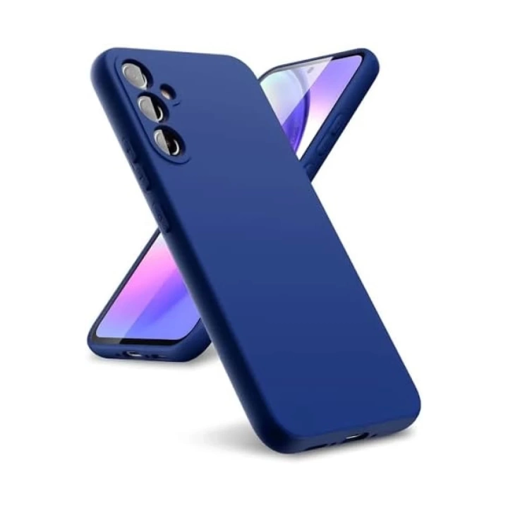 BFS  Samsung Galaxy A24 4G Kılıf First Silikon - Lacivert