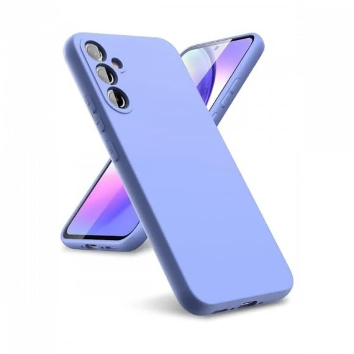 BFS  Samsung Galaxy A24 4G Kılıf First Silikon - Lila
