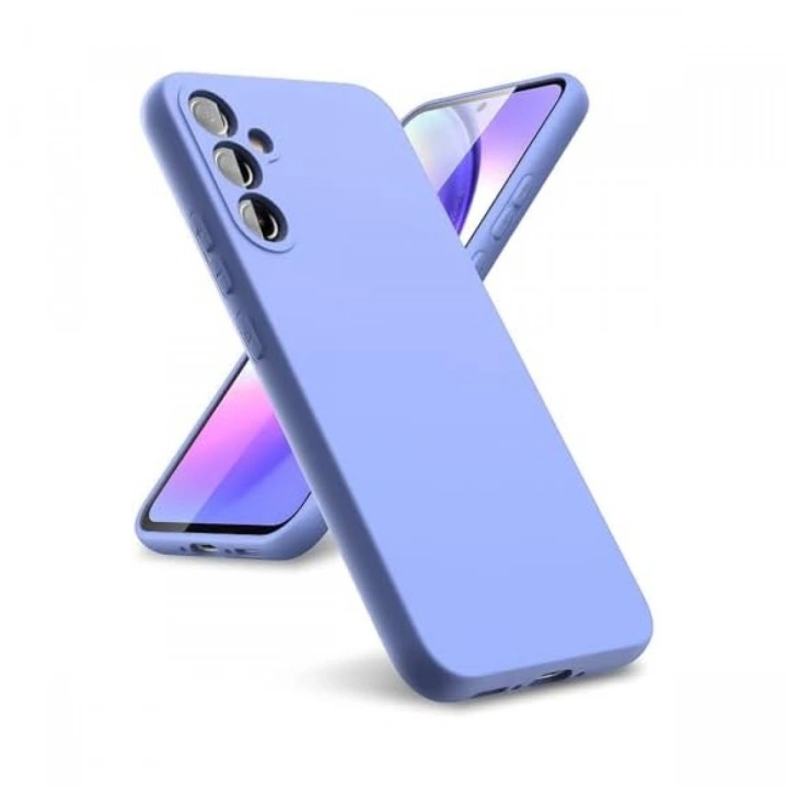 BFS  Samsung Galaxy A24 4G Kılıf First Silikon - Lila