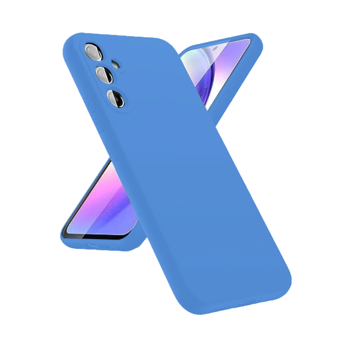 BFS  Samsung Galaxy A24 4G Kılıf First Silikon - Mavi