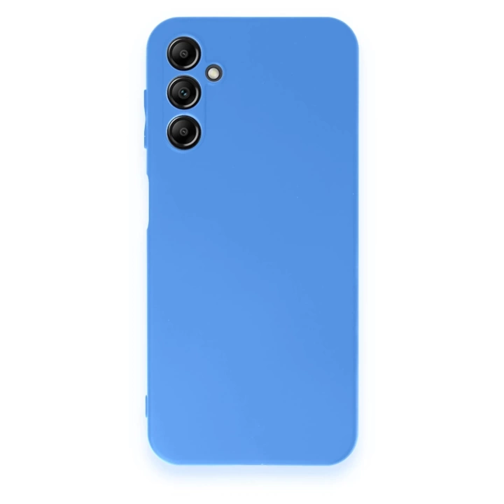 BFS  Samsung Galaxy A24 4G Kılıf First Silikon - Mavi
