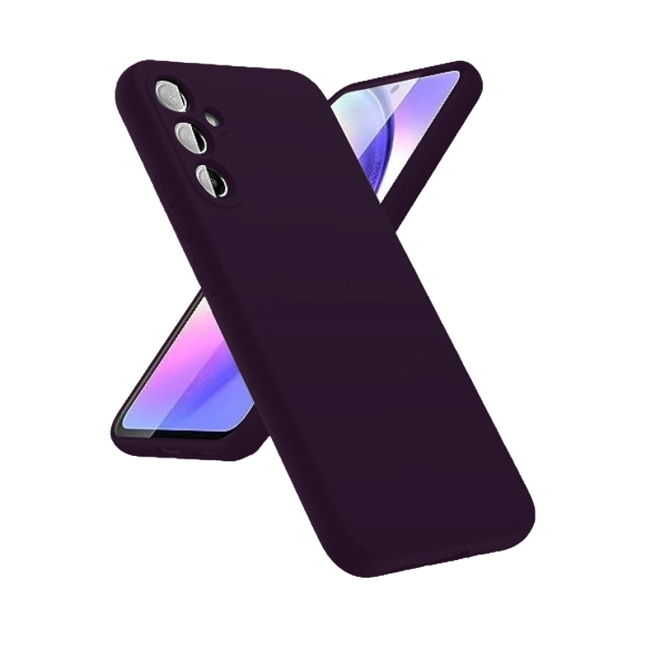 BFS  Samsung Galaxy A24 4G Kılıf First Silikon - Mor