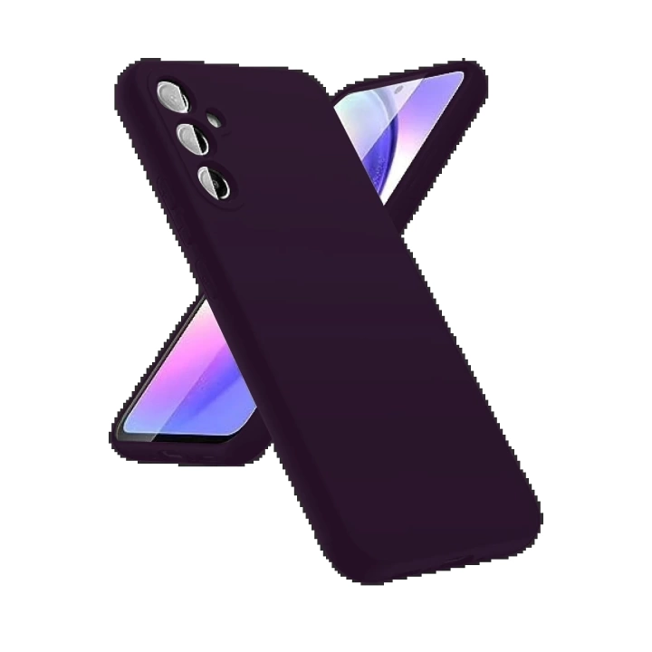 BFS  Samsung Galaxy A24 4G Kılıf First Silikon - Mor