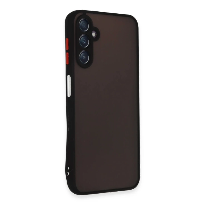 BFS  Samsung Galaxy A24 4G Kılıf Montreal Silikon Kapak - Siyah