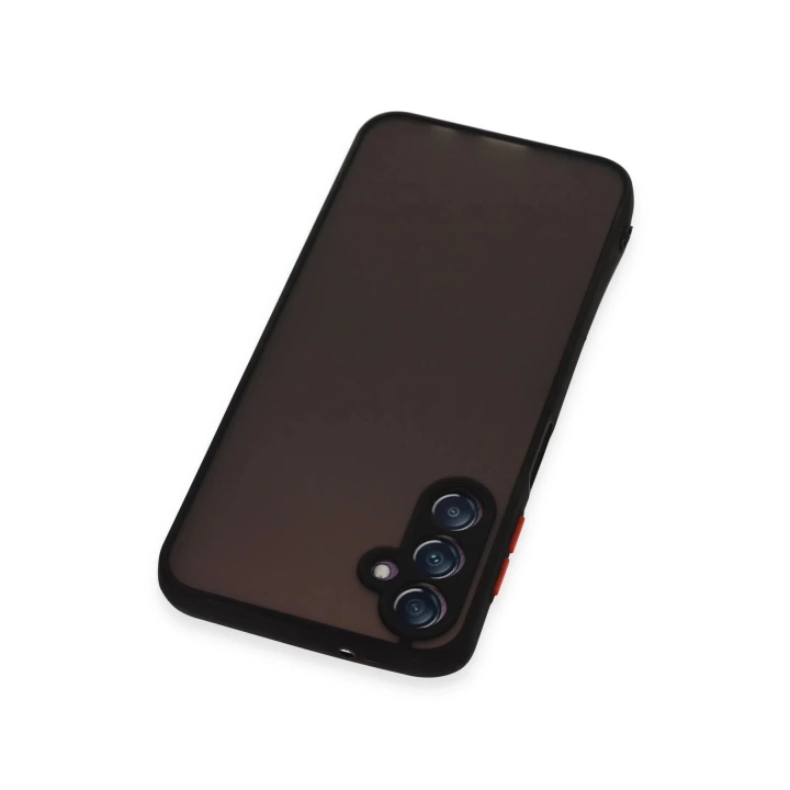 BFS  Samsung Galaxy A24 4G Kılıf Montreal Silikon Kapak - Siyah