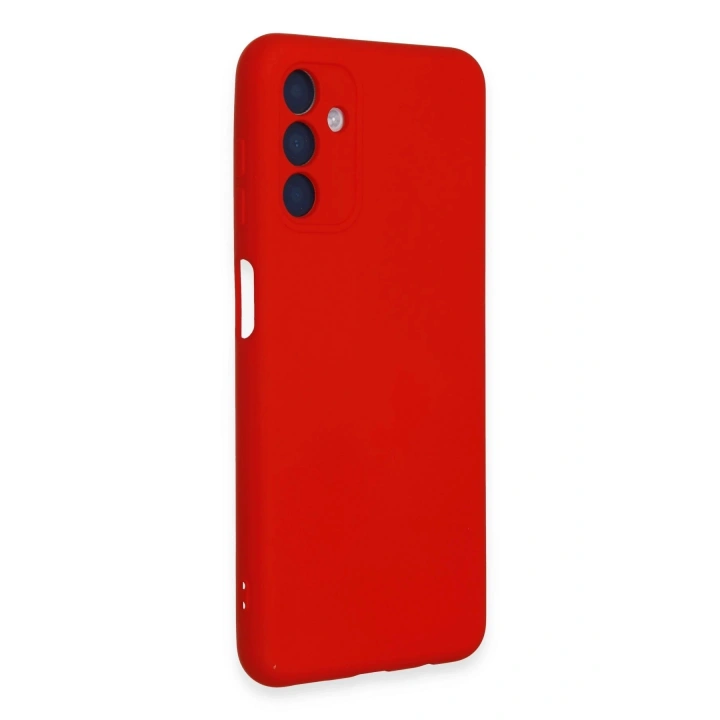 BFS Samsung Galaxy A24 4G Kılıf Nano içi Kadife Silikon - Kırmızı