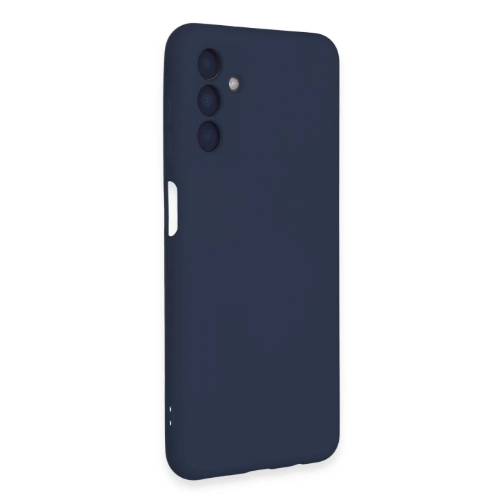 BFS  Samsung Galaxy A24 4G Kılıf Nano içi Kadife Silikon - Lacivert