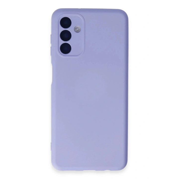 BFS Samsung Galaxy A24 4G Kılıf Nano içi Kadife Silikon - Lila