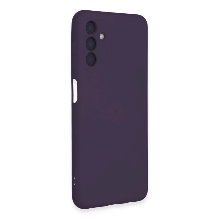 BFS  Samsung Galaxy A24 4G Kılıf Nano içi Kadife Silikon - Mor