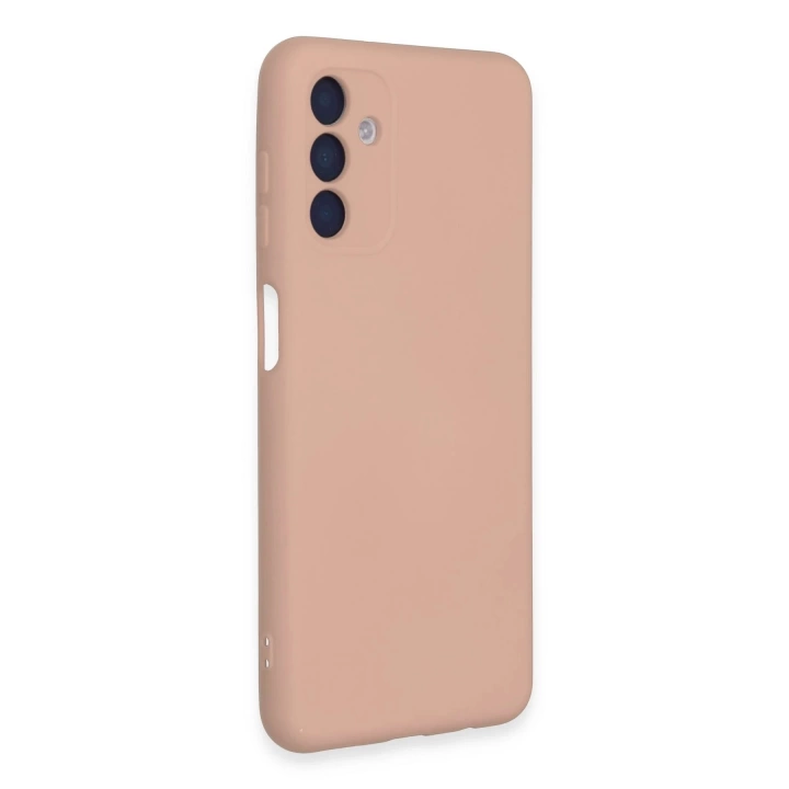 BFS  Samsung Galaxy A24 4G Kılıf Nano içi Kadife Silikon - Pudra