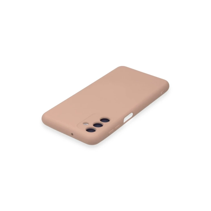 BFS  Samsung Galaxy A24 4G Kılıf Nano içi Kadife Silikon - Pudra