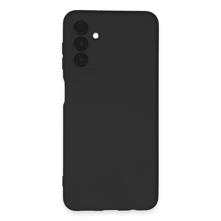 BFS  Samsung Galaxy A24 4G Kılıf Nano içi Kadife Silikon - Siyah