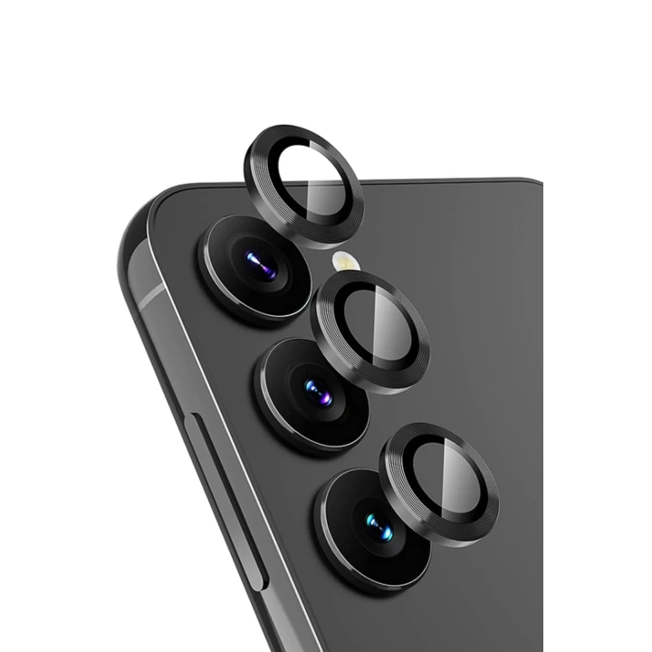BFS  Samsung Galaxy A24 4G Valdez Metal Kamera Lens - Siyah