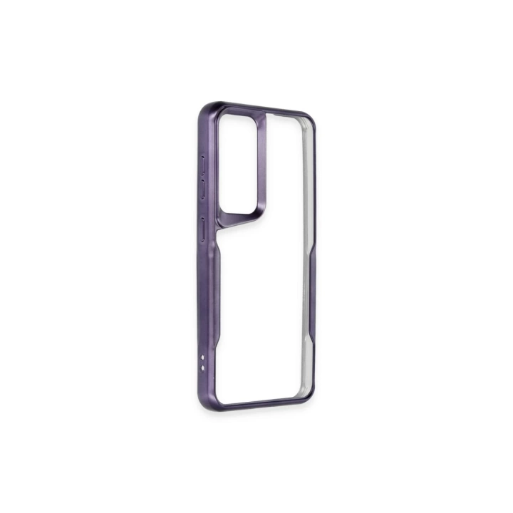 BFS  Samsung Galaxy A25 5G Kılıf Boyi Silikon Kapak - Derin Mor