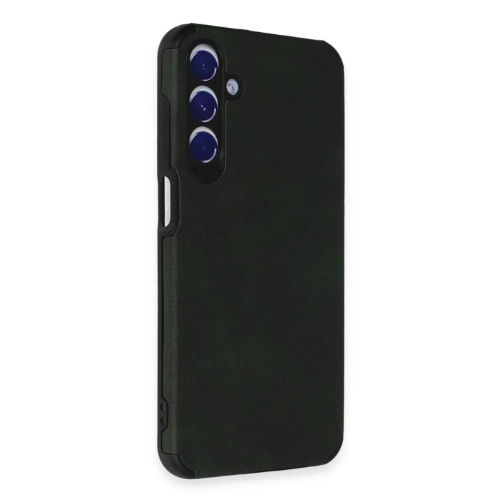 BFS  Samsung Galaxy A25 5G Kılıf Loop Deri Silikon - Yeşil